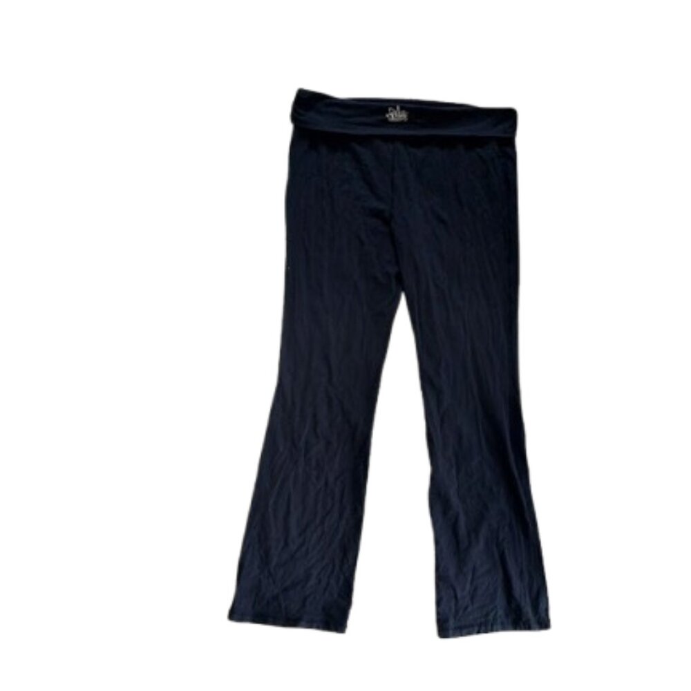 Black Flared jersey Pants Size XXL